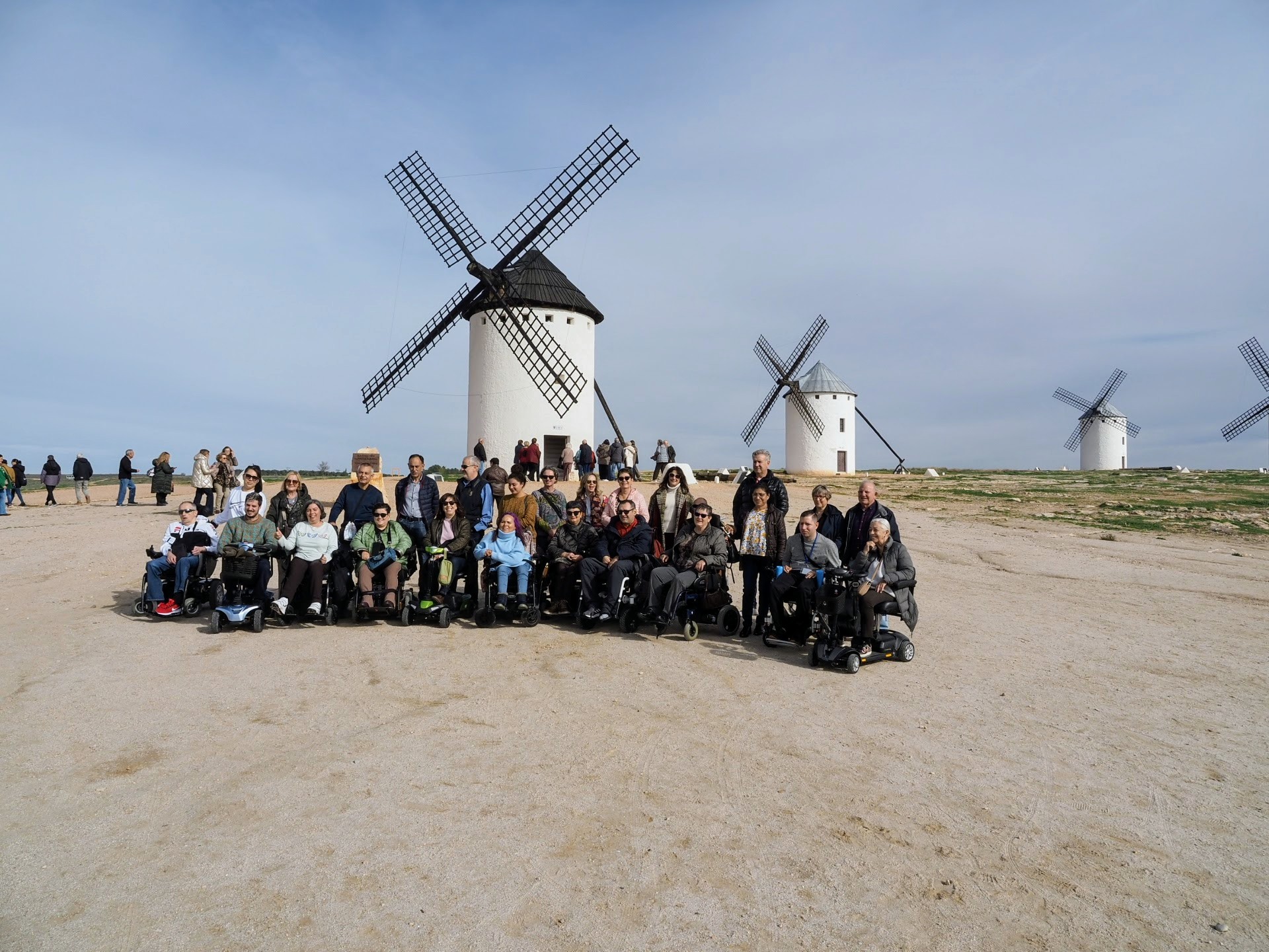 Las grandes aspas del molino